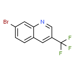 ChemSpider 2D Image | 7-Bromo-3-(trifluoromethyl)quinoline | C10H5BrF3N