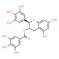 ChemSpider 2D Image | Gallocatechin gallate | C22H18O11