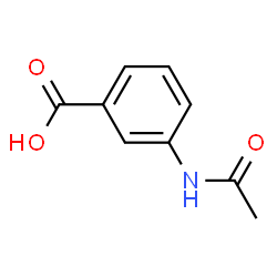 ChemSpider 2D Image | 3-Acetamidobenzoic acid | C9H9NO3