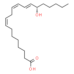 ChemSpider 2D Image | 15S-hydroxyeicosatrienoic acid | C20H34O3