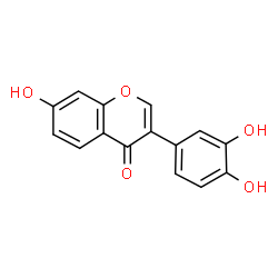 ChemSpider 2D Image | 3',4',7-Trihydroxyisoflavone | C15H10O5