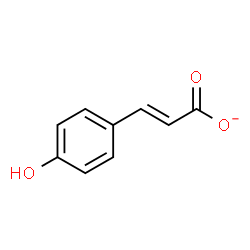 ChemSpider 2D Image | p-Hydroxycinnamate | C9H7O3