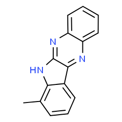ChemSpider 2D Image | 7-Methyl-6H-indolo[2,3-b]quinoxaline | C15H11N3