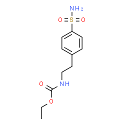ChemSpider 2D Image | ETHYL (2-(4-SULFAMOYLPHENYL)ETHYL)CARBAMATE | C11H16N2O4S