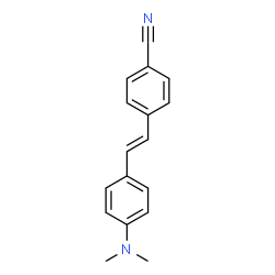 ChemSpider 2D Image | 4-(dimethylamino)-4′-cyanostilbene | C17H16N2