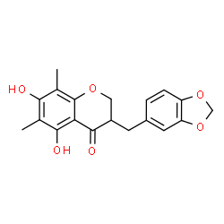 ChemSpider 2D Image | Methylophiopogonanone A | C19H18O6