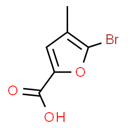 ChemSpider 2D Image | 5-Bromo-4-methyl-2-furoic acid | C6H5BrO3