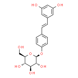 ChemSpider 2D Image | Resveratroloside | C20H22O8