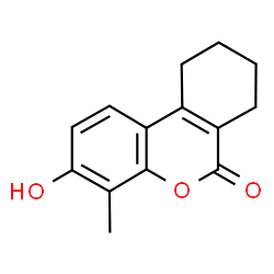 ChemSpider 2D Image | 3-HYDROXY-4-METHYL-7,8,9,10-TETRAHYDRO-6H-BENZO(C)CHROMEN-6-ONE | C14H14O3