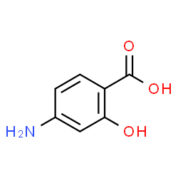 ChemSpider 2D Image | Aminosalicylic Acid | C7H7NO3