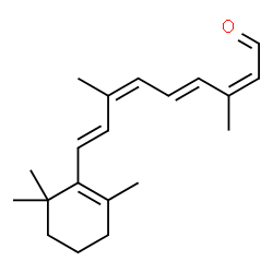 ChemSpider 2D Image | (9cis,13cis)-Retinal | C20H28O