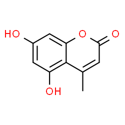 ChemSpider 2D Image | 5,7-Dihydroxy-4-methylcoumarin | C10H8O4