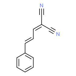 ChemSpider 2D Image | [(2E)-3-Phenyl-2-propen-1-ylidene]malononitrile | C12H8N2