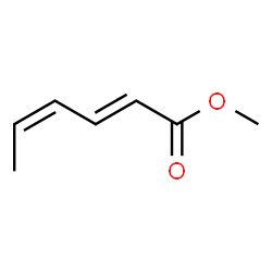 ChemSpider 2D Image | Methyl (2E,4Z)-2,4-hexadienoate | C7H10O2