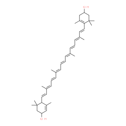 ChemSpider 2D Image | b,e-Carotene-3,3'-diol | C40H56O2
