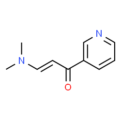 ChemSpider 2D Image | (E)-3-Dimethylamino-1-pyridin-3-yl-propenone | C10H12N2O