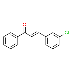 ChemSpider 2D Image | 2-Propen-1-one, 3- (3-chlorophenyl)-1-phenyl- | C15H11ClO
