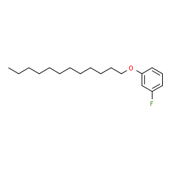 ChemSpider 2D Image | 1-(Dodecyloxy)-3-fluorobenzene | C18H29FO