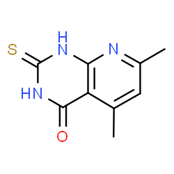 ChemSpider 2D Image | 5,7-Dimethyl-2-sulfanylpyrido[2,3-d]pyrimidin-4-ol | C9H9N3OS