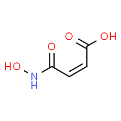 ChemSpider 2D Image | (2Z)-4-(Hydroxyamino)-4-oxo-2-butenoic acid | C4H5NO4