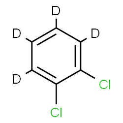 ChemSpider 2D Image | 1,2-Dichlorobenzene-d4 | C6D4Cl2