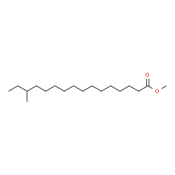 ChemSpider 2D Image | Methyl 14-methylhexadecanoate | C18H36O2