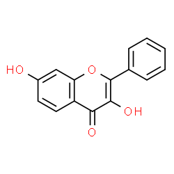 ChemSpider 2D Image | 3,7-DIHYDROXYFLAVONE | C15H10O4