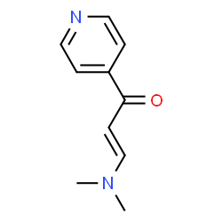 ChemSpider 2D Image | (E)-3-Dimethylamino-1-pyridin-4-yl-propenone | C10H12N2O