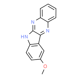 ChemSpider 2D Image | 9-Methoxy-6H-indolo[2,3-b]quinoxaline | C15H11N3O