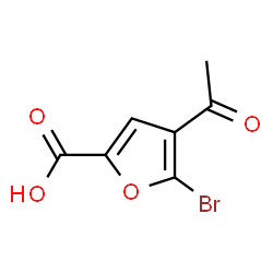 ChemSpider 2D Image | 4-Acetyl-5-bromo-2-furoic acid | C7H5BrO4