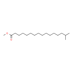 ChemSpider 2D Image | Methyl 15-methylhexadecanoate | C18H36O2