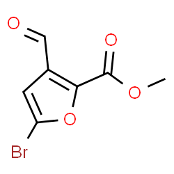 ChemSpider 2D Image | Methyl 5-bromo-3-formyl-2-furoate | C7H5BrO4