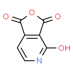ChemSpider 2D Image | 4-Hydroxyfuro[3,4-c]pyridine-1,3-dione | C7H3NO4