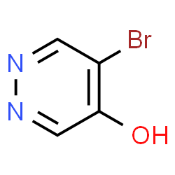 ChemSpider 2D Image | 5-Bromo-4-pyridazinol | C4H3BrN2O
