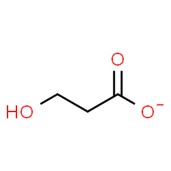 ChemSpider 2D Image | 3-Hydroxypropanoate anion | C3H5O3