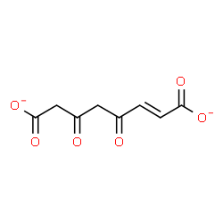 ChemSpider 2D Image | (E)-4,6-dioxo-2-Octenedioate | C8H6O6