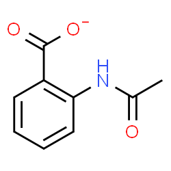 ChemSpider 2D Image | 2-Acetamidobenzoate | C9H8NO3
