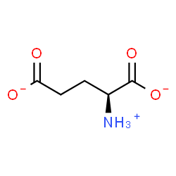 ChemSpider 2D Image | glutamate(1-) | C5H8NO4