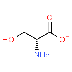 ChemSpider 2D Image | (R)-2-amino-3-hydroxypropanoate | C3H6NO3