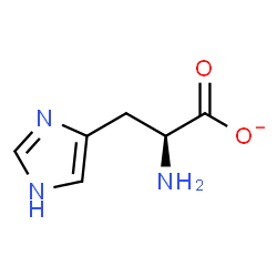 ChemSpider 2D Image | L-histidinate | C6H8N3O2