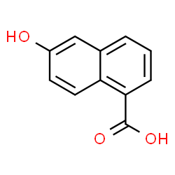ChemSpider 2D Image | 6-Hydroxy-1-naphthoic acid | C11H8O3