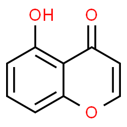 ChemSpider 2D Image | 5-Hydroxy-4H-chromen-4-one | C9H6O3