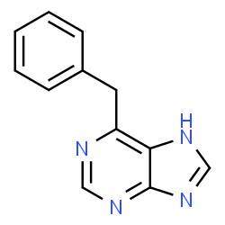 ChemSpider 2D Image | 6-Benzyl-7H-purine | C12H10N4