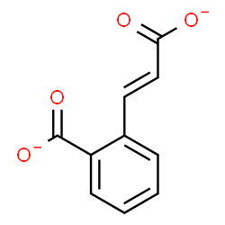 ChemSpider 2D Image | 2-[(E)-2-Carboxylatovinyl]benzoate | C10H6O4