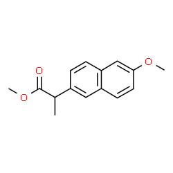 ChemSpider 2D Image | Naproxen Methyl Ester | C15H16O3
