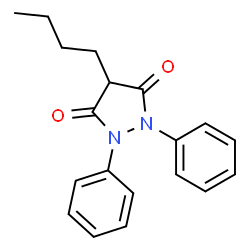 ChemSpider 2D Image | Phenylbutazone | C19H20N2O2