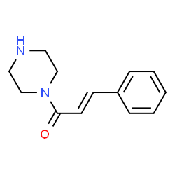 ChemSpider 2D Image | 1-Cinnamoyl-piperazine | C13H16N2O