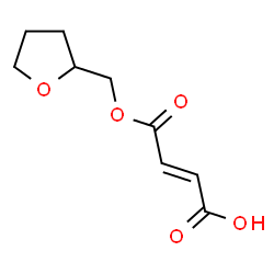 ChemSpider 2D Image | (2E)-4-Oxo-4-(tetrahydro-2-furanylmethoxy)-2-butenoic acid | C9H12O5