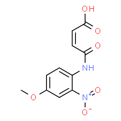 ChemSpider 2D Image | (2Z)-4-[(4-Methoxy-2-nitrophenyl)amino]-4-oxo-2-butenoic acid | C11H10N2O6