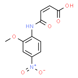 ChemSpider 2D Image | (2Z)-4-[(2-Methoxy-4-nitrophenyl)amino]-4-oxo-2-butenoic acid | C11H10N2O6